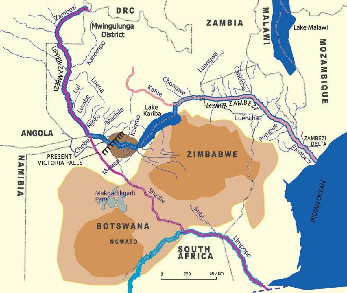 Mappa geologica zambi