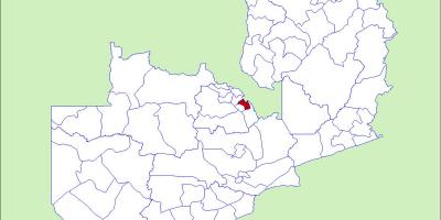 Mappa di ndola in Zambia